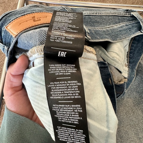 Seven7 Jeans Luxe Vintage Roxanne Ankle Distressed size 26 - Picture 4 of 7